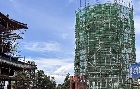 杭州寺院建筑布局平面图设计，僧寮、客堂、斋堂功能分区