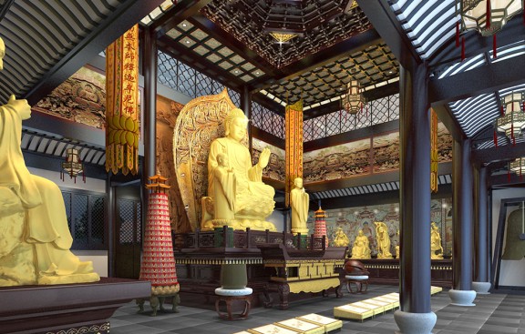 杭州寺庙设计施工装修，专业古建规划工程公司服务