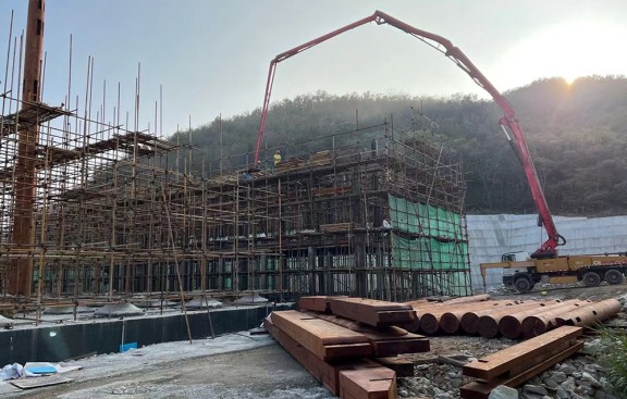 杭州寺庙建筑效果图制作，四季植被变化与建筑色彩的搭配