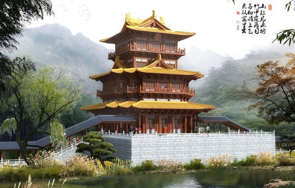 寺庙规划施工设计与杭州专业古建装修工程一体化方案