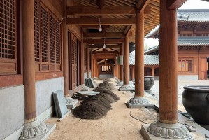 杭州寺院总体规划方案，停车区、放生池与建筑群的合理布局