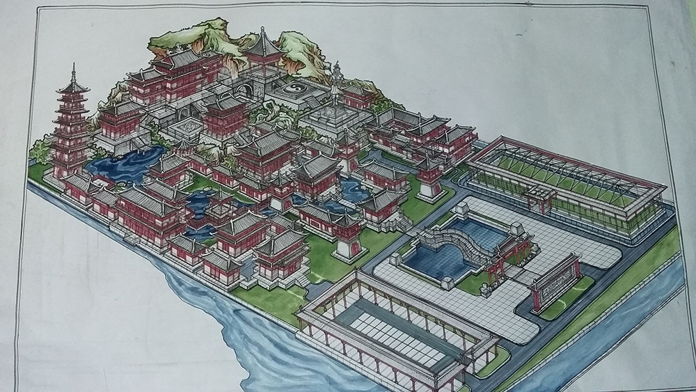 杭州寺庙基本布局图定制，满足不同宗派需求的灵活方案