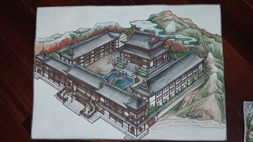 杭州寺庙基本布局图定制，满足不同宗派需求的灵活方案