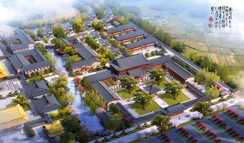 杭州寺庙设计图纸布局优化与施工图与效果图的无缝衔接