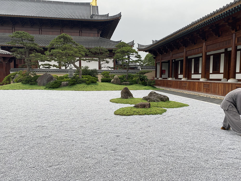 杭州古建筑寺庙设计效果图案例与修复古建与新建寺院对比
