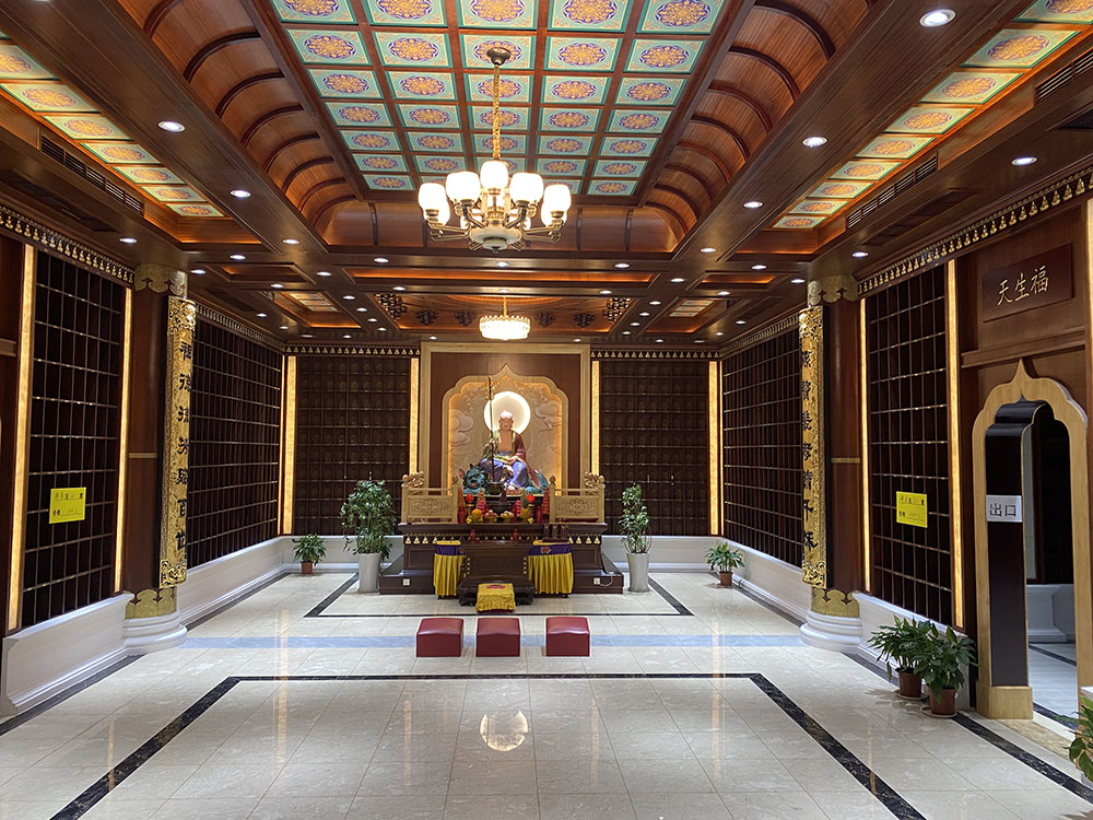 杭州寺庙俯视图设计要点，排水系统与消防通道的隐藏设计