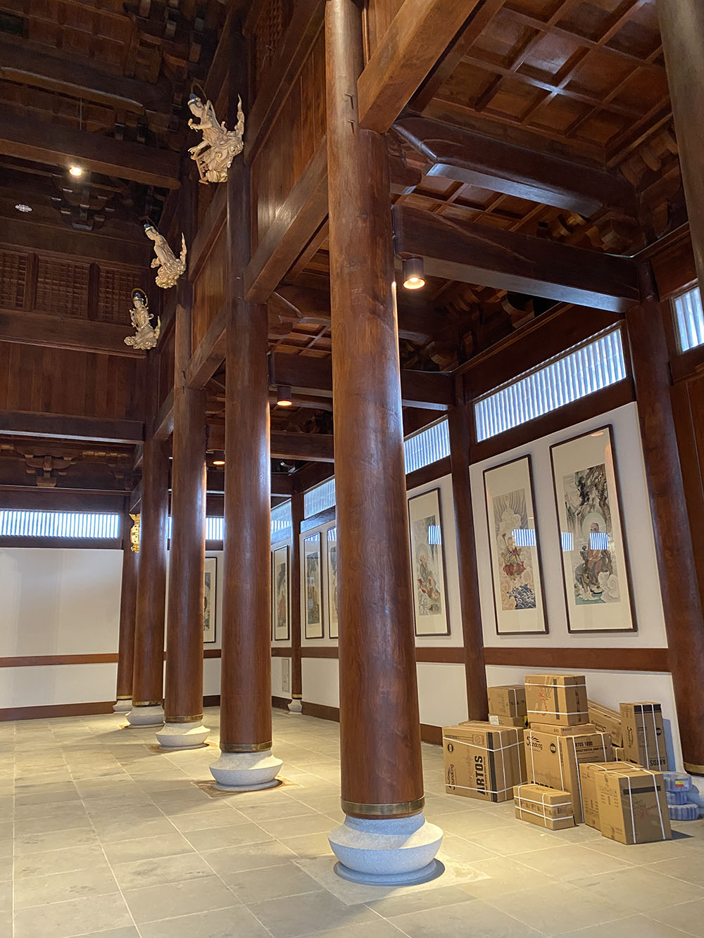 杭州古建筑寺庙设计效果图案例与修复古建与新建寺院对比