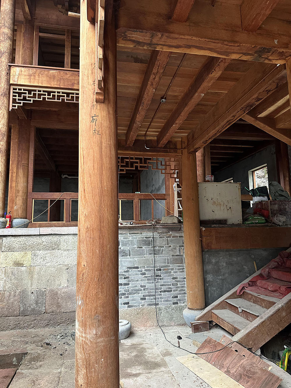 宁波寺庙鸟瞰图设计技巧，俯视视角展现整体气势