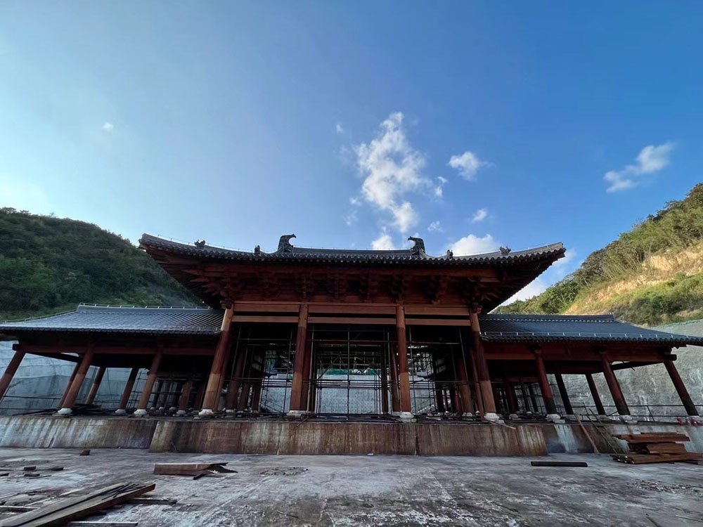 杭州寺庙外观效果图定制服务，彰显独特宗教文化底蕴