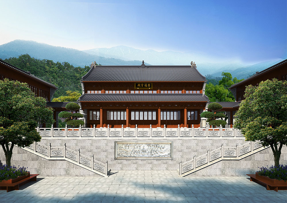 杭州中国寺庙布局设计公司，传承古法与创新设计结合