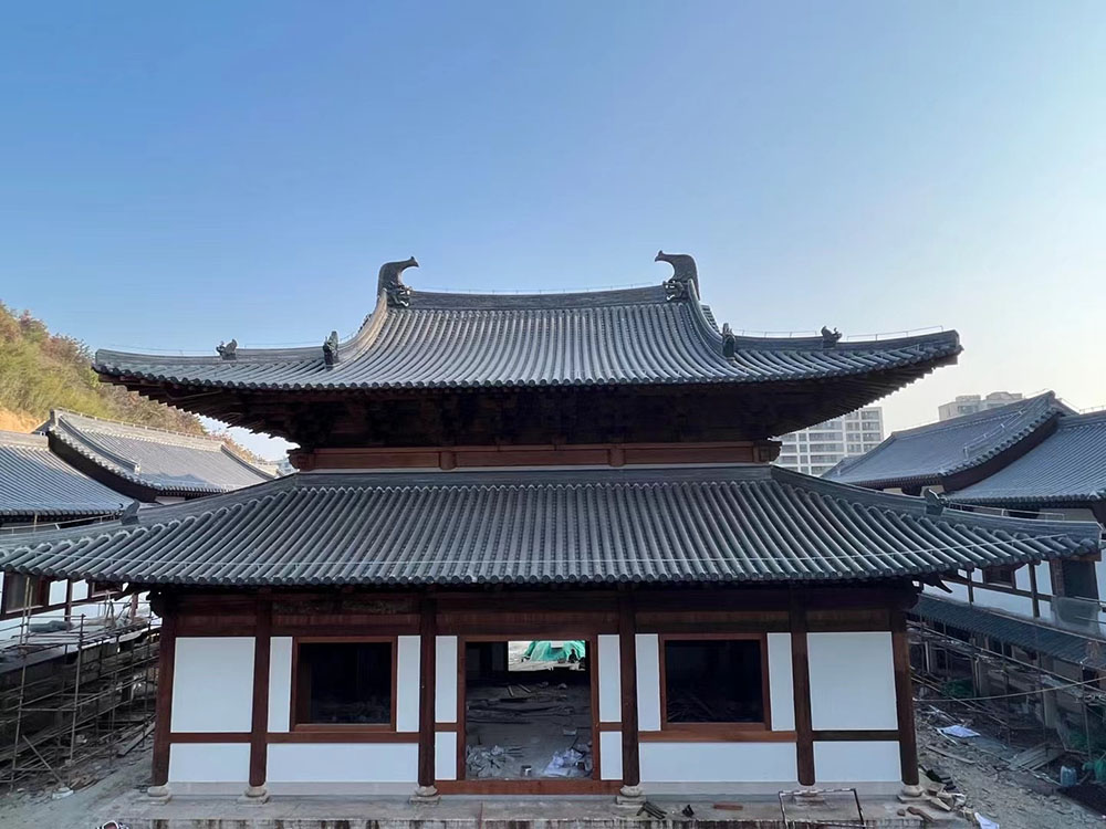杭州寺院殿堂装修材料选择，实木、石材与仿古砖的搭配技巧