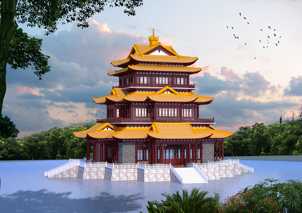 标准寺庙平面图参考与符合佛教仪轨的宁波经典布局方案