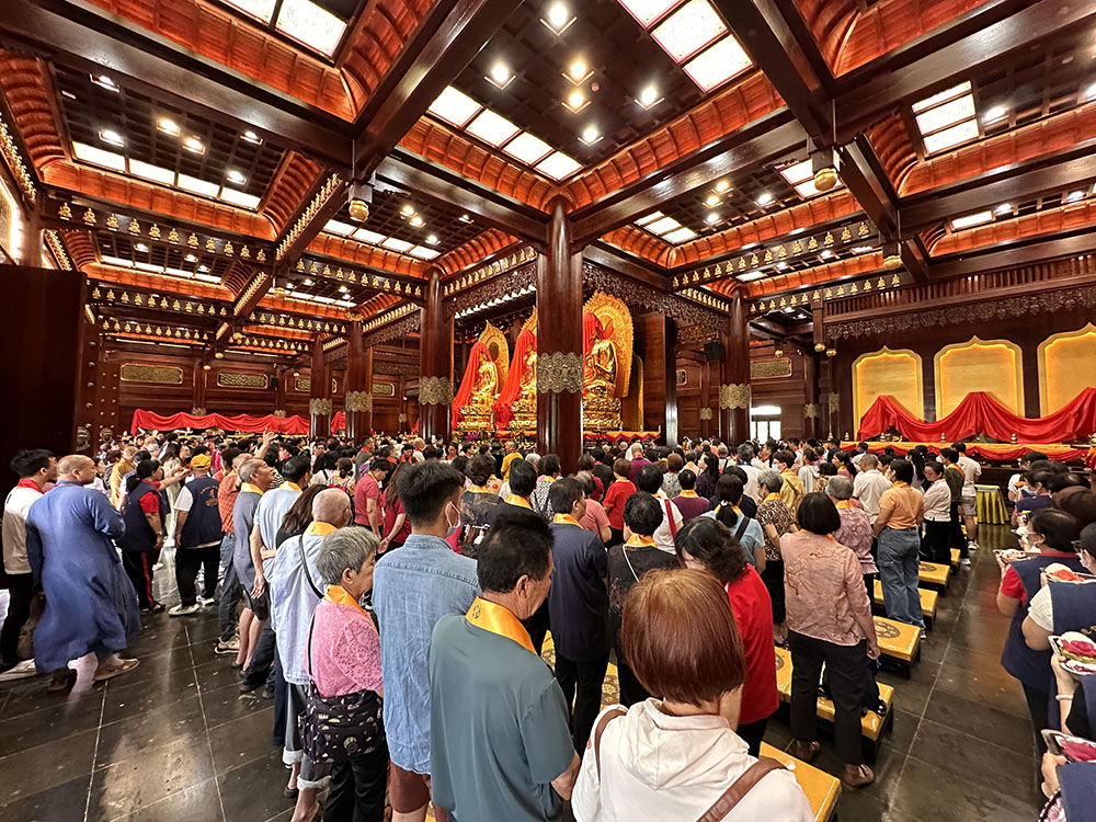 鸟瞰图效果图制作公司，真实还原宁波寺庙建筑群风貌