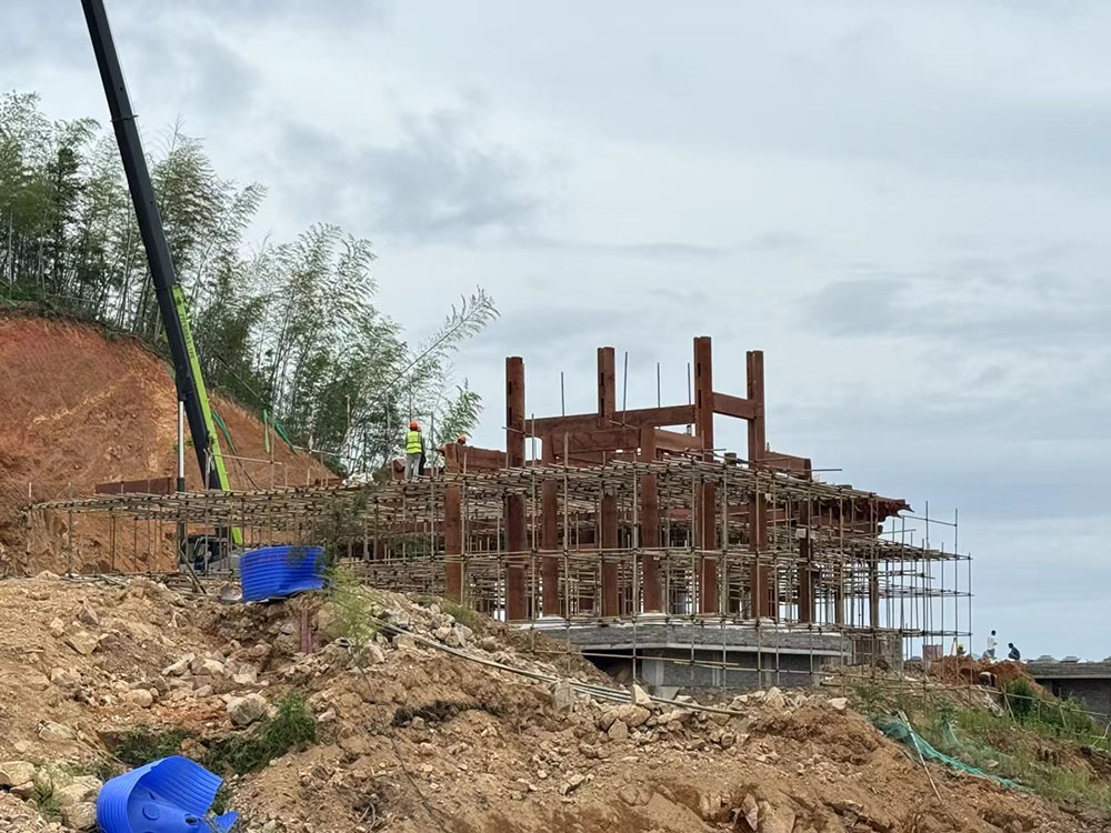 鸟瞰图效果图制作公司与宁波寺庙建筑群风貌的真实还原