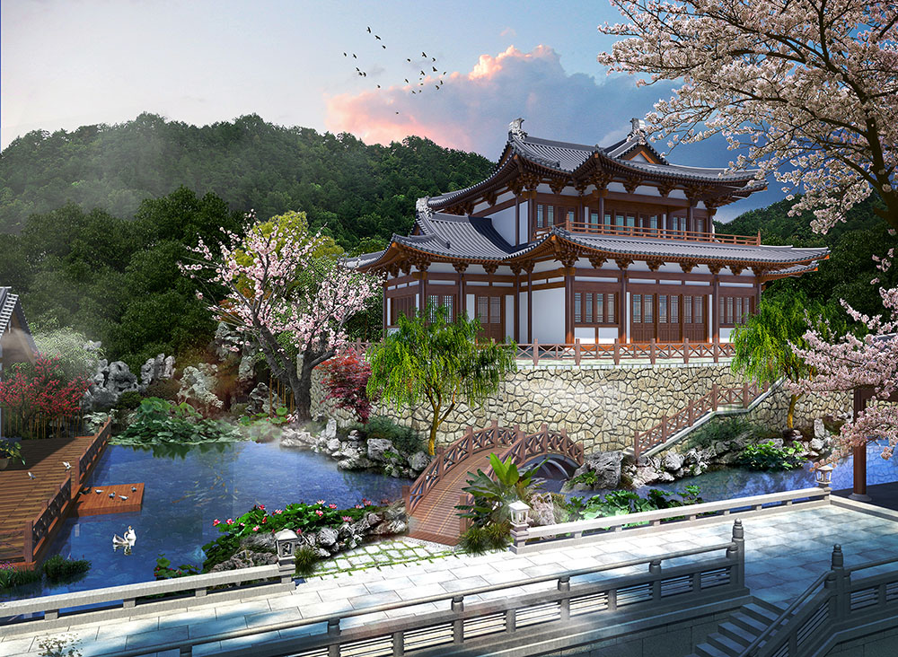 杭州寺院平面图设计规范与功能分区与动线规划指南