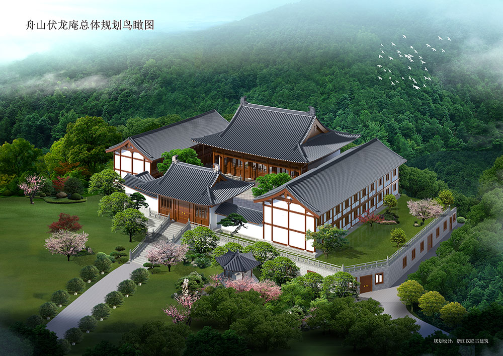杭州寺院平面图设计规范与功能分区与动线规划指南