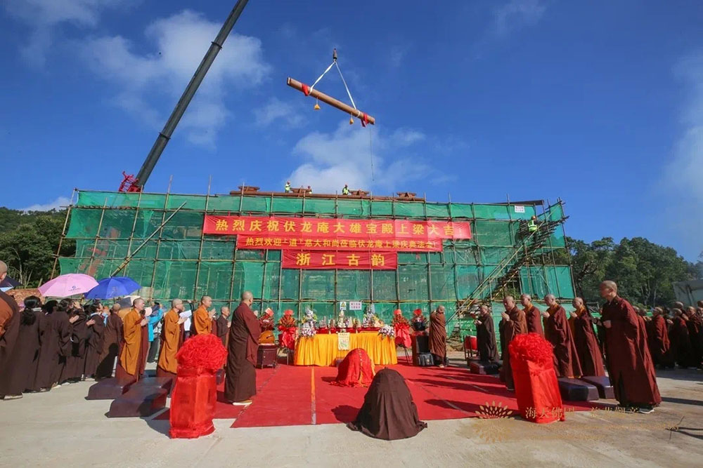 杭州寺院布局创新案例，地下多功能厅与空中花园的突破设计
